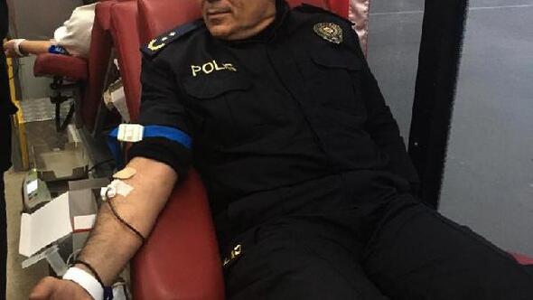 Nurdağı polisinden kan bağışı