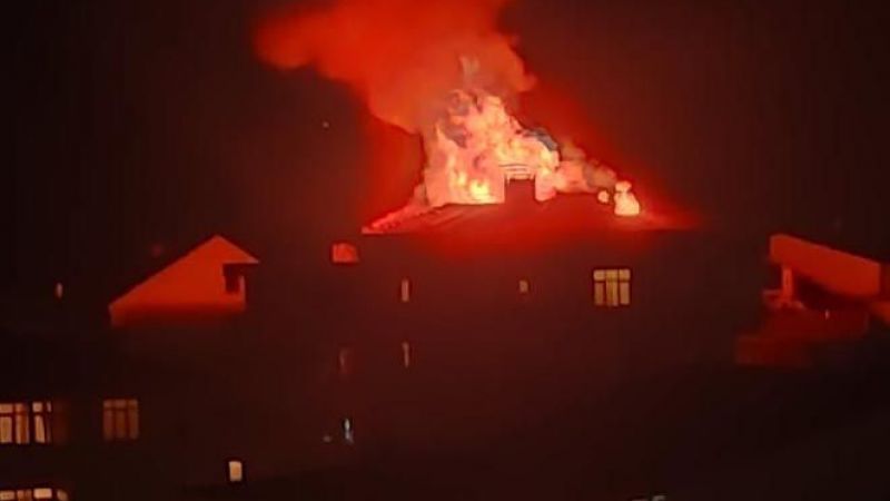 Gaziantep’te Yangın Panik Yarattı