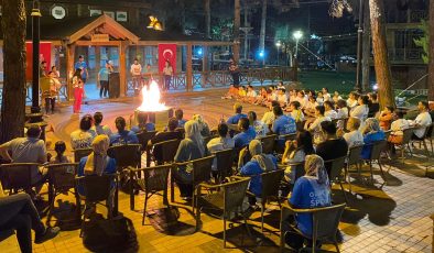 GAZİ ŞEHİRLİLER, KAMPLARDA EĞLENİYOR