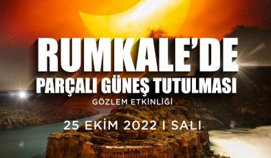 Tutulma Rumkale’de gözlemlenecek