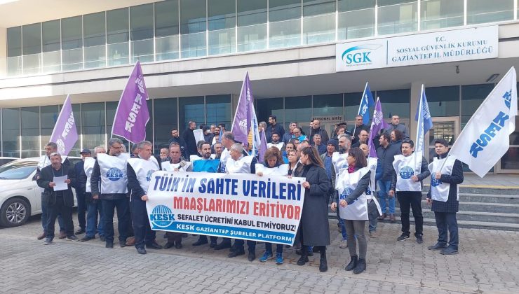 “TÜİK VERİLERİ MAAŞLARI ERİTİYOR”