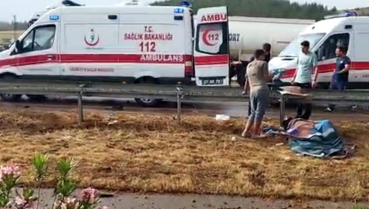 Minibüs hafriyat kamyonu ile çarpıştı: 1 ölü