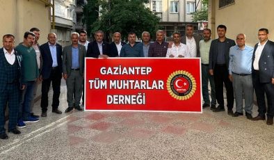 GAZİANTEPLİ MUHTARLARDAN CUMHURBAŞKANI VE MİLLETVEKİLLERİNE TEBRİK MESAJI