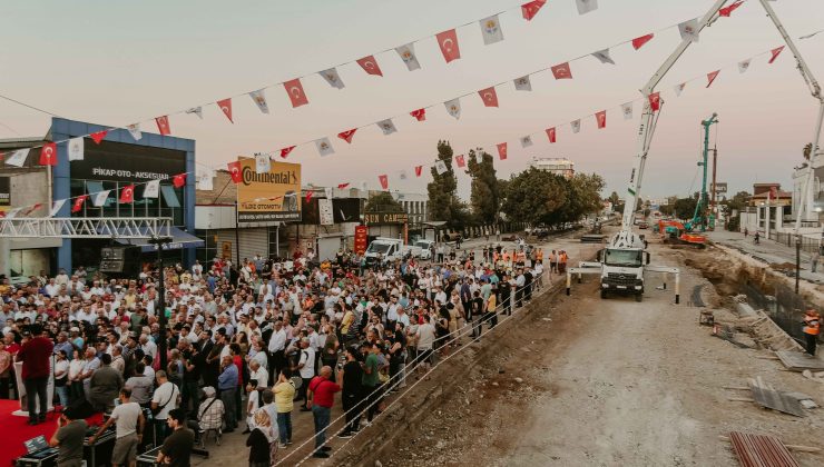 Şakirpaşa Altgeçidi’nin temeli atıldı