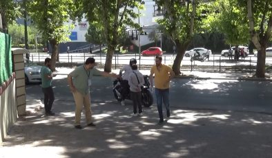 Sınava 30 saniye kala motorlu esnaf tarafından sınava yetiştirildi