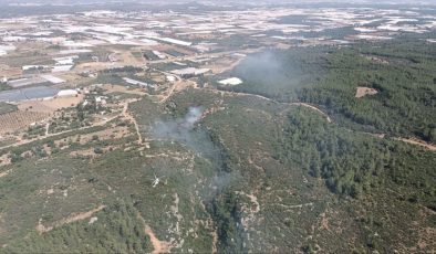 Antalya’daki orman yangını kontrol altına alındı, 3 hektar zarar gördü