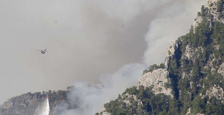 Antalya’da Yangın Kontrol Altına Alınamıyor