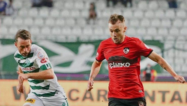 Gaziantep FK, Konya’dan puansız döndü:0-2