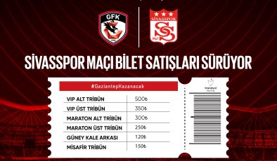 Sivasspor maçı biletleri satışa çıkarıldı