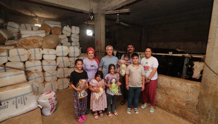 Tahmazoğlu’ nun desteğiyle Şahinbey’ de hayvancılık gelişiyor