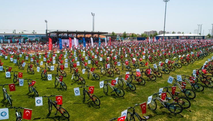 Şahinbey Belediyesi’nden 104 bin bisiklet