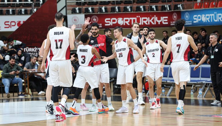 Gaziantep Basketbol evinde galip