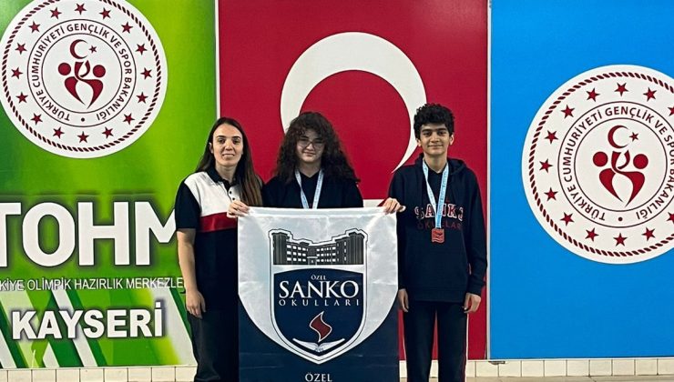 SANKO Okulları öğrencileri Türkiye Yüzme Şampiyonasına katılıyor