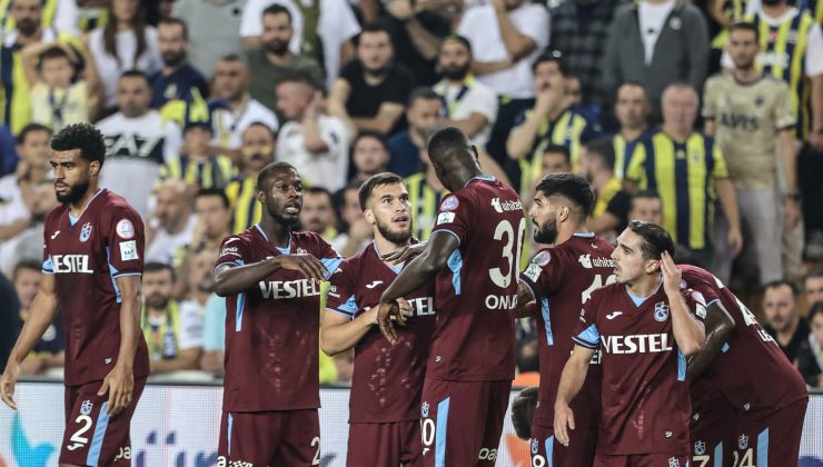 Kadıköy’de kazanan Trabzonspor! Fenerbahçe’nin galibiyet serisi…