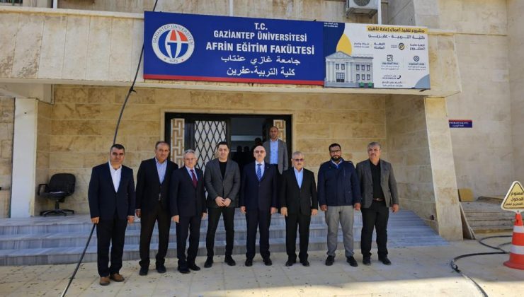 GAÜN Afrin Eğitim Fakültesine Prof. Dr. Özaydın’dan ziyaret