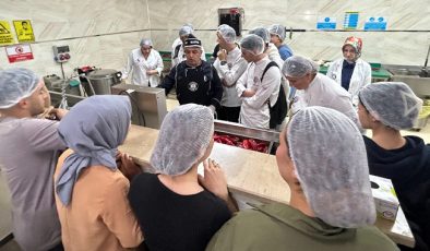 GAÜN öğrencileri aşevinde uygulamalı eğitim aldı