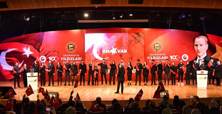 Gaziantep’te Yıldızlar Ödüllendirildi