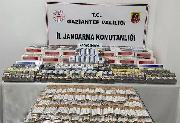 Gaziantep’te kaçak sigara operasyonu