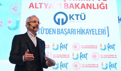 Bakan Uraloğlu’na KTÜ öğrencilerinden sürpriz