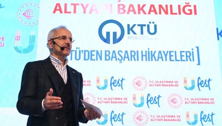 Bakan Uraloğlu’na KTÜ öğrencilerinden sürpriz