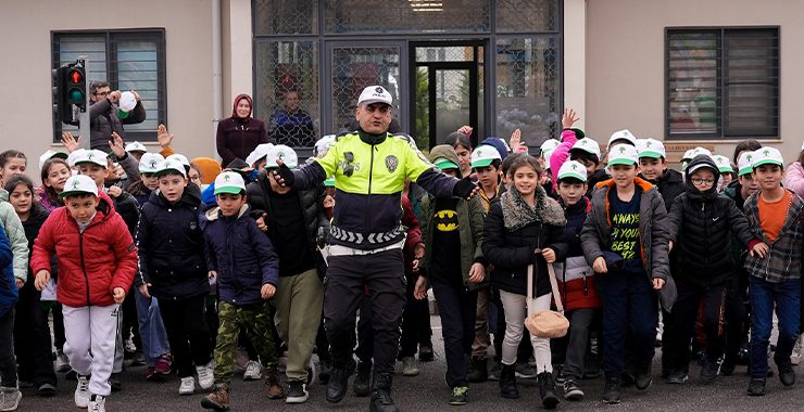 Şehitkamil’de öğrencilere trafik eğitimi veriliyor