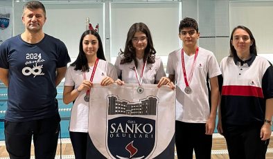SANKO Okulları yüzmede bölge şampiyonu oldu