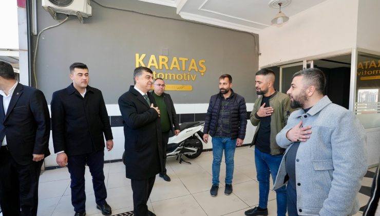 Fadıloğlu, esnaf ziyaretlerini aralıksız devam ediyor