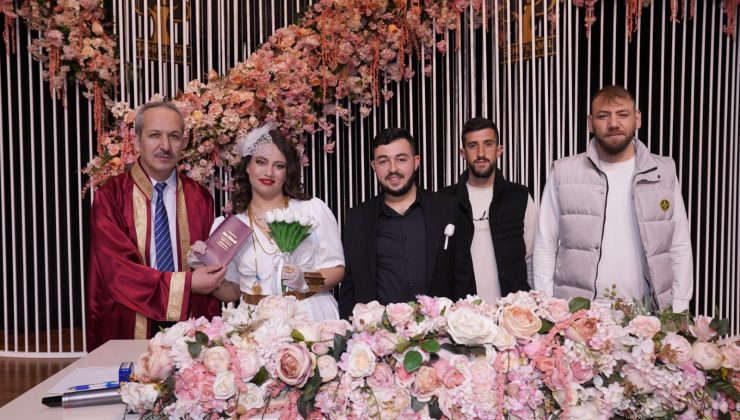 26 çift, nikah kıymak için 14 Şubat’ı tercih etti