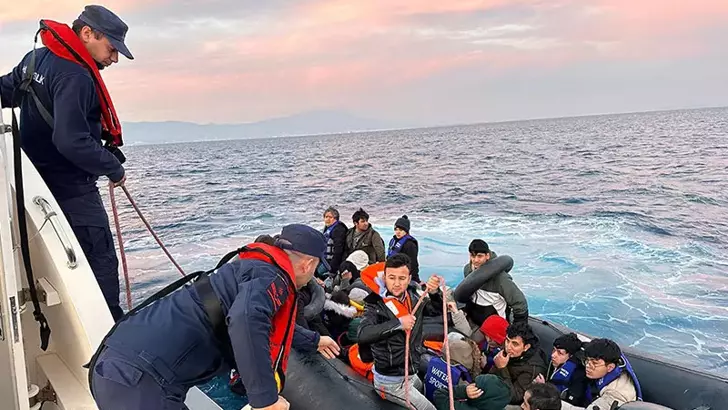 Bodrum’da 37 kaçak göçmen yakalandı