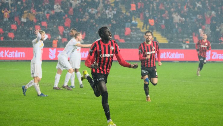 Gaziantep FK geriden geldi puanı aldı