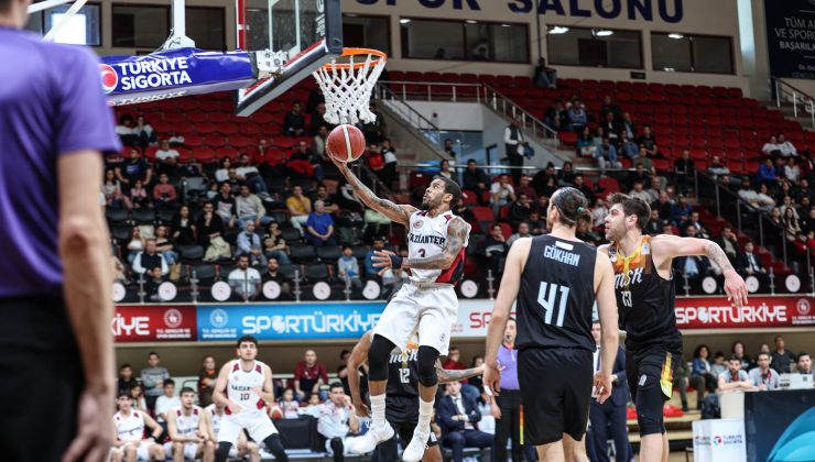 Gaziantep Basketbol’dan evinde kritik galibiyet