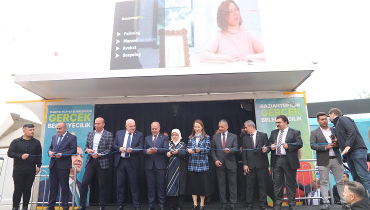 Oğuzeli’nde miting gibi SKM açılışı