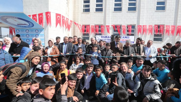 Şahinbey Belediyesi, Osmangazi Camii’ni de vatandaşın hizmetine açtı