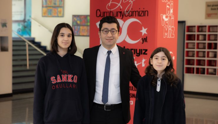 SANKO Okulları öğrencileri sergi ve ödül törenine davet edildi