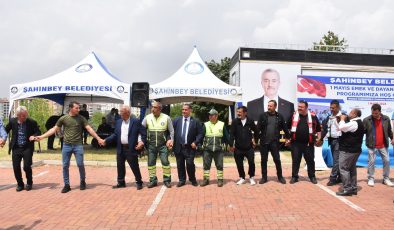 Şahinbey Belediyesi, 1 Mayıs’ı coşkuyla kutladı