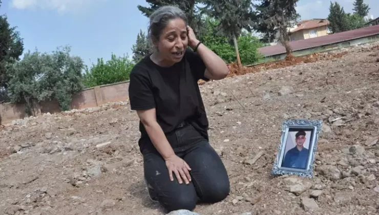 Depremde oğlunu yitiren anne, herkesi ağlattı