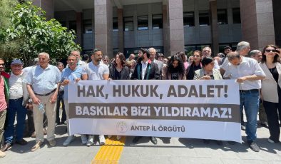 Gaziantep’te tutuklamalara karşı protesto