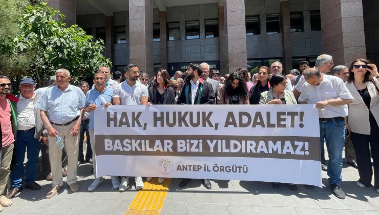 Gaziantep’te tutuklamalara karşı protesto