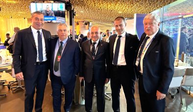 TFF Başkanı Büyükekşi, EURO 2024 açılışı öncesi FIFA ve UEFA Başkanları ile bir araya geldi