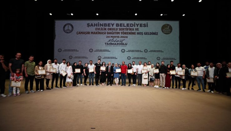 Şahinbey’de çiftler sertifikalarını aldı