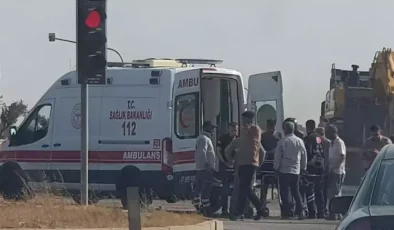 Gaziantep’te otomobil ile motosiklet çarpıştı…