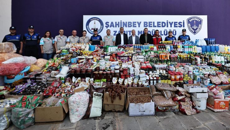 Zabıta tarihi geçmiş ürünleri imha etti