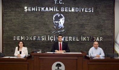 Şehitkamil meclisi toplandı