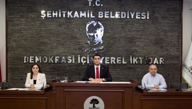 Şehitkamil meclisi toplandı