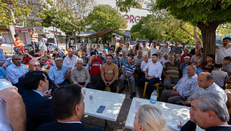 BAŞKAN YILMAZ, HALK BULUŞMALARINA DEVAM EDİYOR