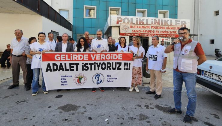 Sağlık çalışanları 29 haftadır Vergide Adalet İstiyor!