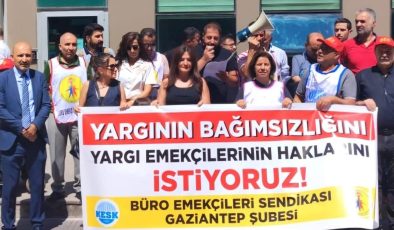 YARGI EMEKÇİLERİ ARTIK YETER DİYOR!