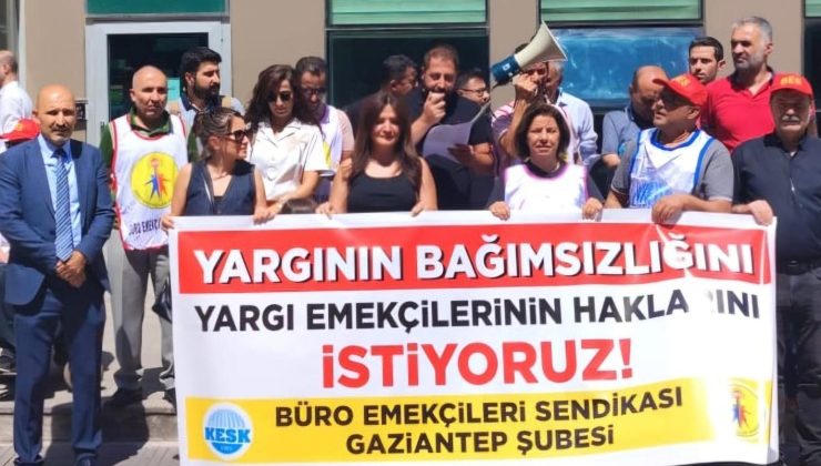 YARGI EMEKÇİLERİ ARTIK YETER DİYOR!