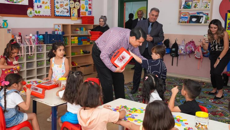 BAŞKAN YILMAZ’DAN ANAOKULU ZİYARETİ