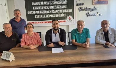 İHD GAZİANTEP: “Mahpusların Tahliyelerini Engellemeyin”